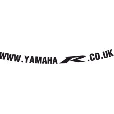 www.YamahaR.co.uk visor decal V1