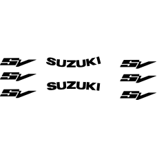 SV curved suzuki logos